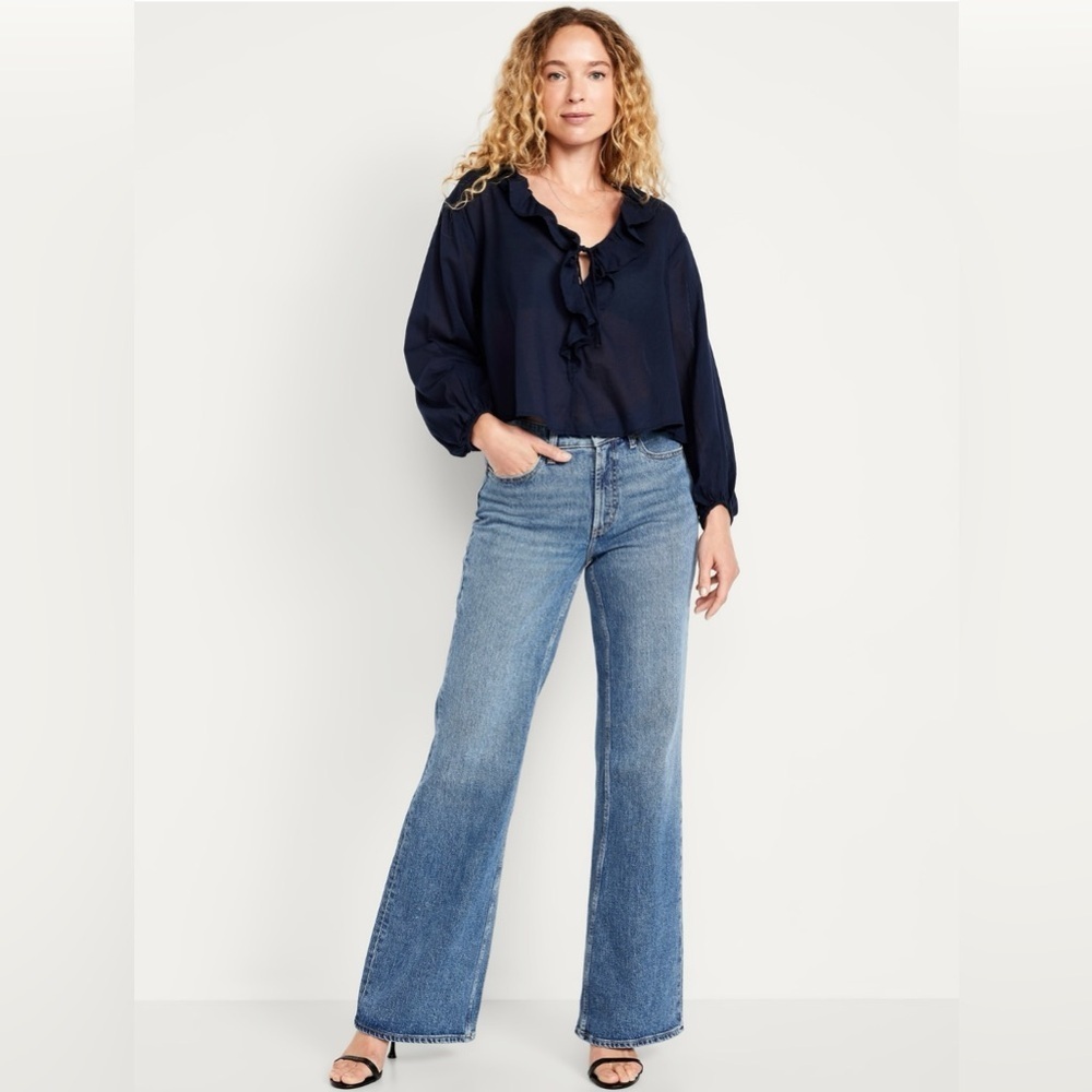 NEW Women’s Mid Rise Old Navy Bootcut Jeans Sz. 16 Tall - Picture 7 of 14
